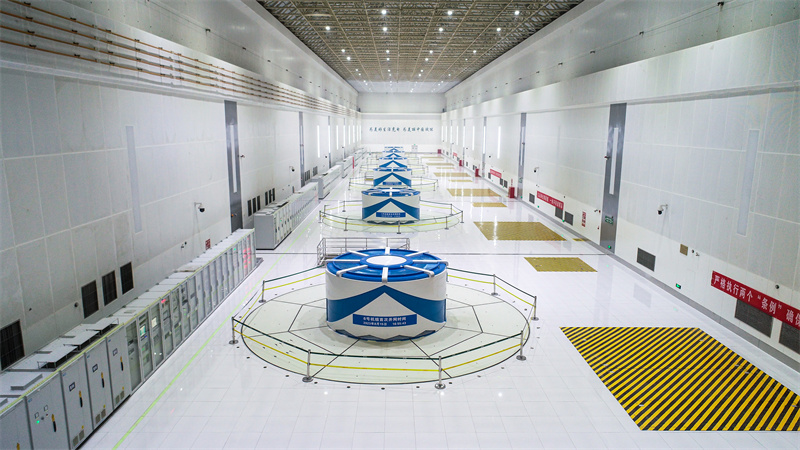 国网新源山东文登抽水蓄能电站地下厂房机组。.jpg 国网新源山东文登抽水蓄能电站地下厂房机组。.jpg